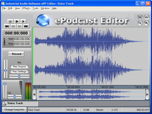 ePodcast Producer Edit Window